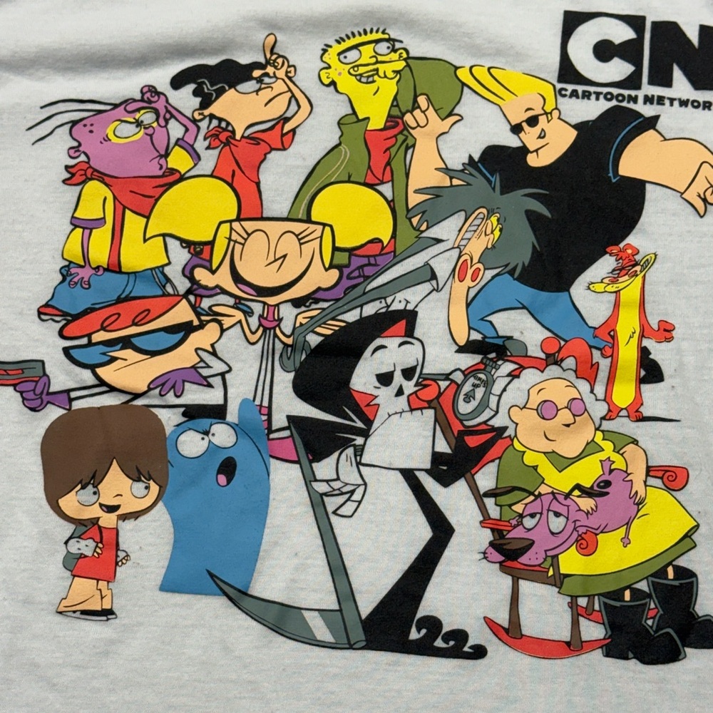Cartoon Network Logo Tee‎ in Black and White - Picture 2 of 4